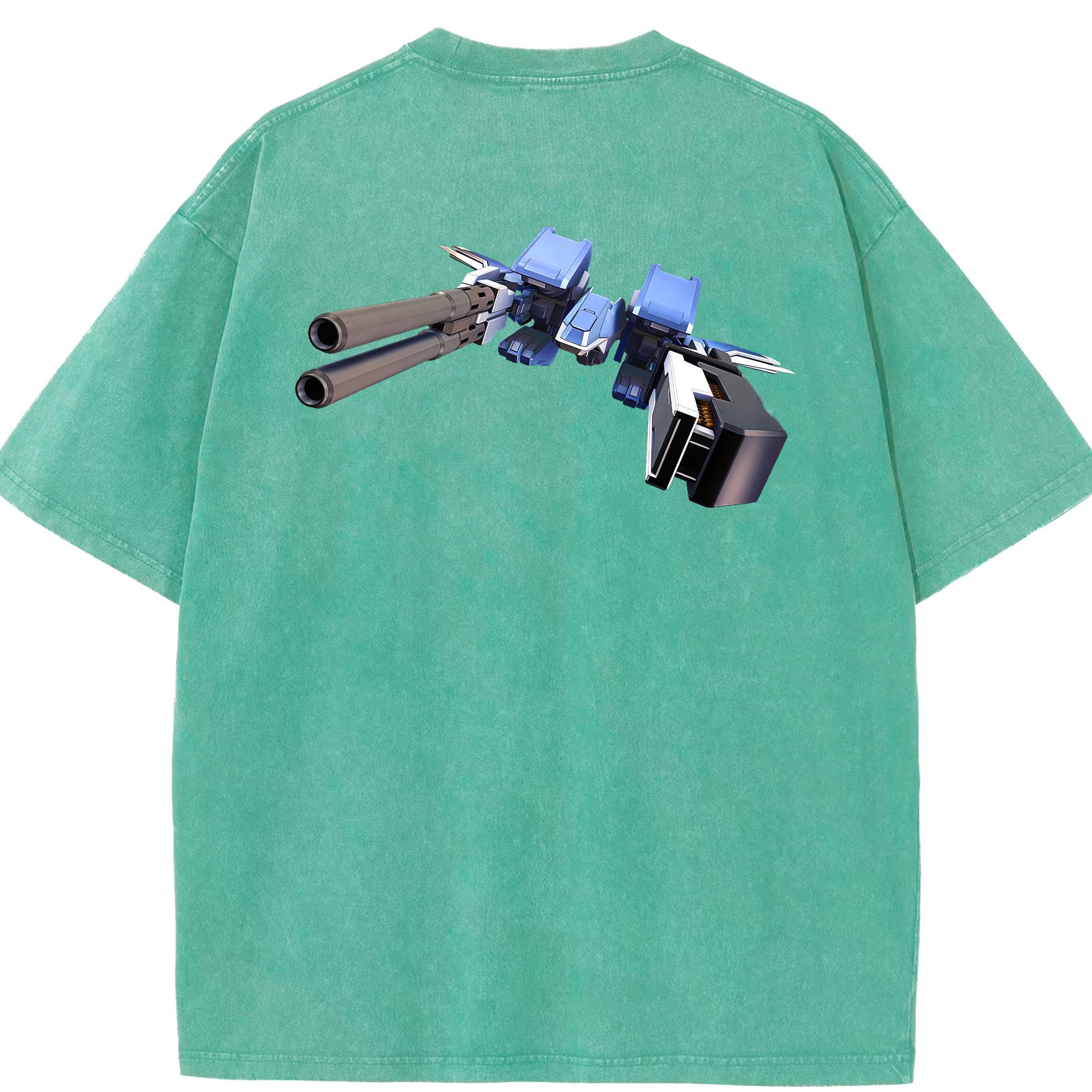 （画像用） 機動戦士ガンダム Mobile Suit Gundam 綿100% ヴィンテージ風 半袖Tシャツ（背面プリント）